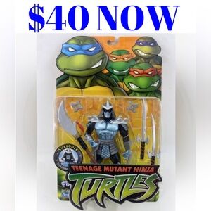 2002 Teenage Mutant Ninja Turtles TMNT Shredder Vintage Toy Action Figure NIB